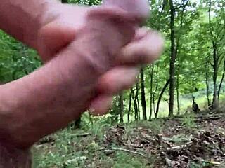 Forest flashing clitlicker orgasm voyeur uncensored 😜🌳