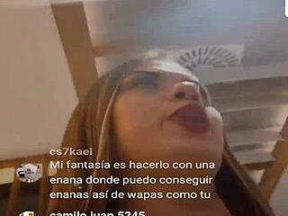 wanna see sexy spanish midget get naughty?