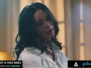 chanel camryn romantically licks scarlett alexis pussy on piano outdoors