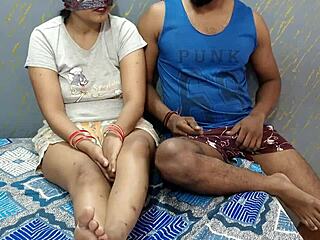 young indian bride licks nipples dirty talk wedding pussy creampie boobs