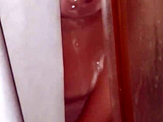 caught sexy young perfect body natural tits ass shower naked babe