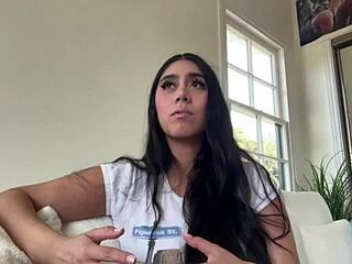 violet myers pushes deeper in backstage interracial casting
