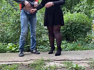 every pervert dreams of my chubby legs in pantyhose flashing outdoors