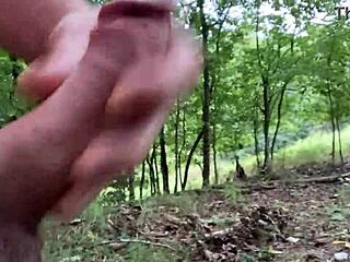 Forest flashing clitlicker orgasm voyeur uncensored 😜🌳