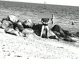 voyeur huge monster cock nude beach tease