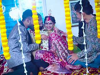 Beautiful Indian Wife's First Suhagrat Gangbang Full Movie
