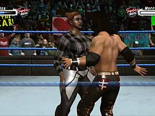 marissa pins john morrison in fetish wrestling clash!