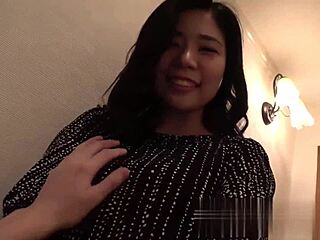 horny asian babe gets wild