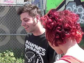 Punk Couple's Steamy Garage Encounter