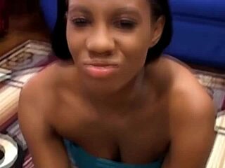 Black Girl's Passionate Interracial Blowjob Overwhelms with Desire