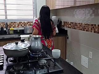 hot mature curvy latina fucked hard by young friend