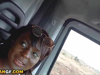 amateur ebony girlfriend hammered rough in hardcore interracial pounding