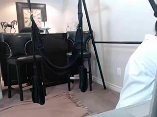 maxine x slaps her big tits in wet solo dildo show