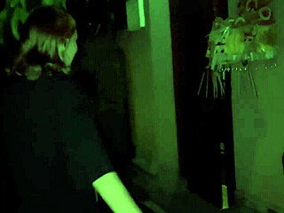 amateur couple has rough quickie sex on kitchen counter with cute girlfriend moaning