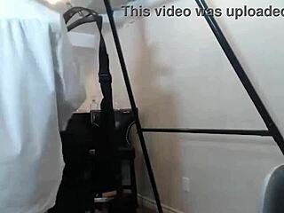 maxine x slaps her big tits in wet solo dildo show