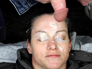 dirtydees' wild facial cumshot compilation from guys' night out