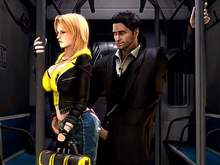 Blonde Subway Tease Turns Wild!