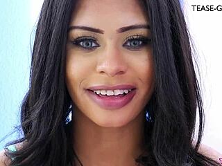 ebony model shares steamy first-time sex stories on sofa