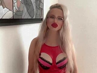 Bimbo Femdom Turns You into Jerk Puppet