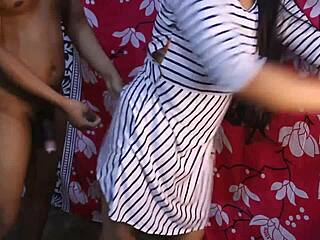 desi teen's big tits bounce in hard fuck moans