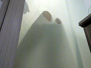 roommate grabs curvy latina slut shower fuck big cock homemade