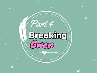 gwen bound teased licked to horny orgasm