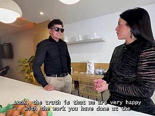 Latin BBW milf gets dominated fucked by boss's huge manager cock