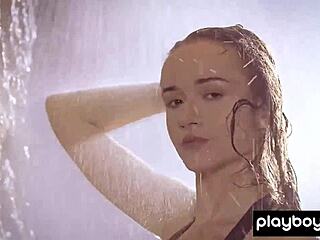 shy ukrainian strips her wet pussy bare