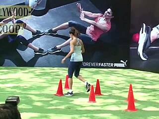 Jacqueline Fernandez Sizzles in Intense Workout Session