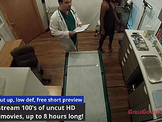 Doctor Tampa examines Daisy Ducati's pussy in university gyno exam