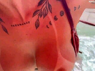 hot redhead brazilian sucks rides cock in jacuzzi romulo pontess