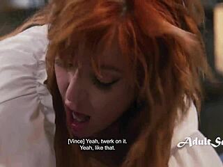 Naughty Redhead MILF Lauren Phillips Rides Vince Karter Wildly