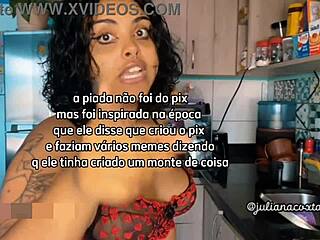 Gordinha reads soft blowjob video comments in interactive casting