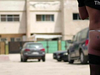Arab kuwaiti flashes naked ass cock outdoors publicly