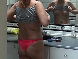 beautiful babe MOANS as BIG COCK CUMS in ASS