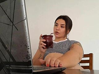 Carla farts casually while at work