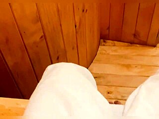 in the steamy sauna he pounds the colombian babe's big ass doggystyle