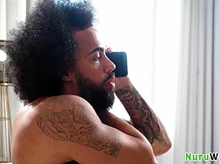 busty tattooed masseuse seduces client outdoors truck fuck