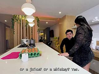 Latin BBW milf gets dominated fucked by boss's huge manager cock