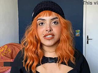Gordinha reads soft blowjob video comments in interactive casting