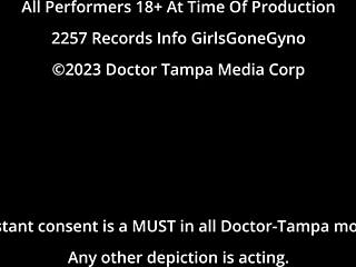 Doctor Tampa examines Daisy Ducati's pussy in university gyno exam