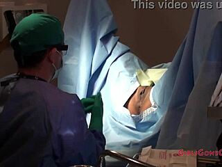 Doctor Tampa examines Daisy Ducati's pussy in university gyno exam