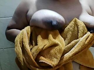 hey indian teacher bhabi, why are your big tits out while bathing naked