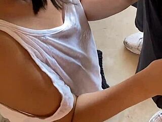brazilian homemade couple begs for harder pounding before hubby returns