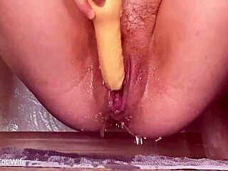 Pregnant milf's huge piss compilation floods the toilet six times