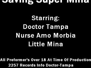 Dr Tampa Saves Super Mina in Latex Nurse POV Spreading