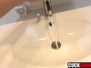 Excited Cuck Enjoys Milf Wife's Plumber Fling