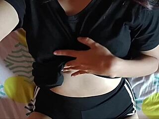 18 year old babe in pajamas gets fucked after sad breakup big ass homemade 😢🍑🔥