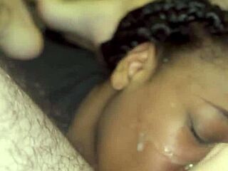 ebony stripper begs for hardcore anal creampie from dirty interracial domination cock