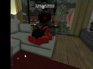 diabla puta squirts on huge black cock over sofa